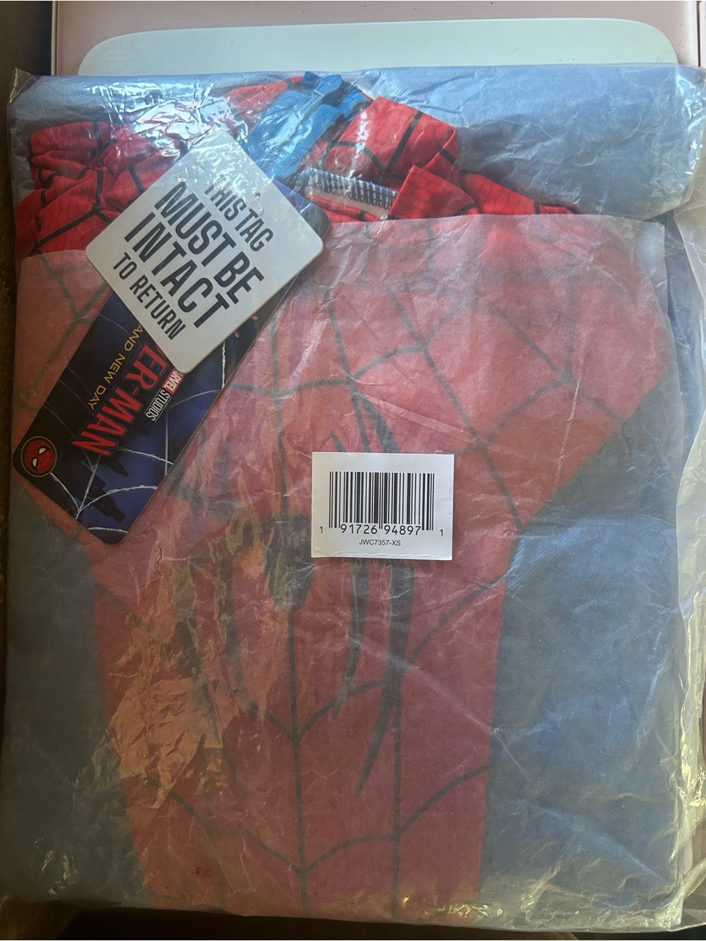 Marvel Spider-Man Zentai 2pc Bodysuit- Jumpsuit & Mask - Women's Set XS